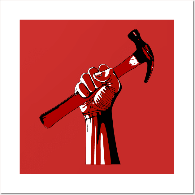 Handyman Hammer Wall Art by HilariousDelusions